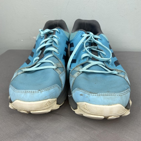 Adidas Terrex Shoes Mens Size 9 Blue Trail‎ Running Athletic Outdoor S80906 Grip - Picture 2 of 11